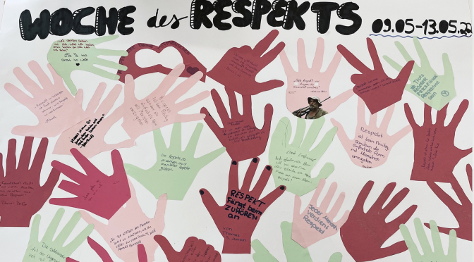 Im Mai fand die 1. „Woche das Respekts“ an der SaR statt