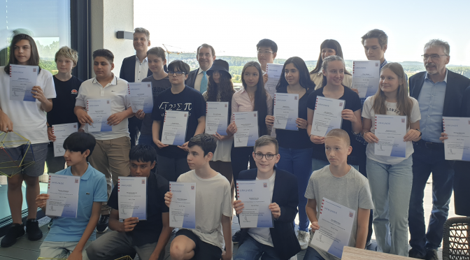 Platz 2 in Hessen: Bestleistung im Mathematikwettbewerb
