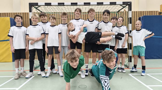 Handball-Jungs der Schulmannschaft in Großkrotzenburg mit überzeugendem Auftritt