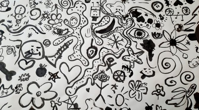 Gemeinschaftskunst beim Tag der offenen Tür